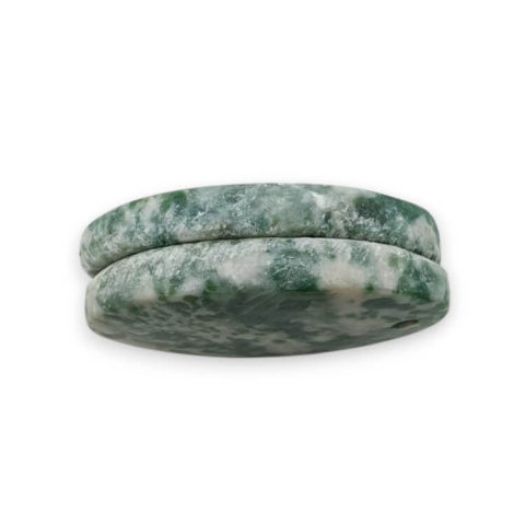Wood agate pair of cabochons with hole 23x14 mm no. P733 Wood agate pair of cabochons with hole 23x14 mm no. P733