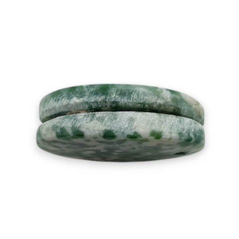 Agat drzewny para kaboszonów z dziurką 23x15 mm nr P718 Agat drzewny para kaboszonów z dziurką 23x15 mm nr P718