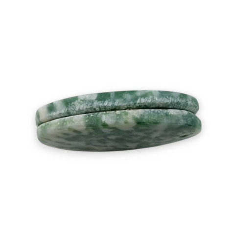 Tree agate pair of cabochons with hole 25x15 mm no. P736 Tree agate pair of cabochons with hole 25x15 mm no. P736