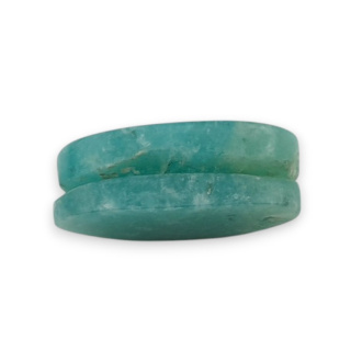 Amazonite pair of cabochons with hole 22x11 mm no. P912
