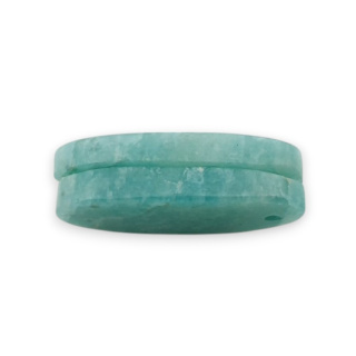 Amazonite pair of cabochons with hole 23x11 mm no. P905