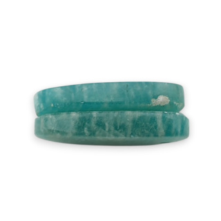 Amazonite pair of cabochons with hole 23x11 mm no. P909