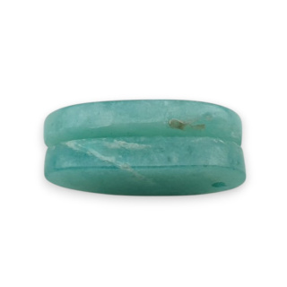 Amazonite pair of cabochons with hole 24x12 mm no. P904