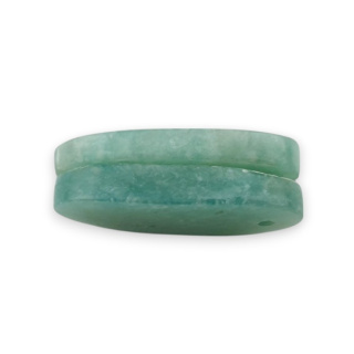 Amazonite pair of cabochons with hole 24x12 mm no. P907