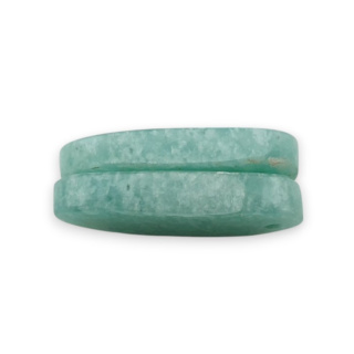 Amazonite pair of cabochons with hole 25x10 mm no. P908