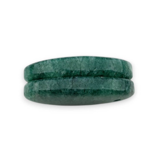 Aventurine green pair of cabochons with hole 23x13 mm no. P626