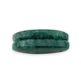Aventurine green pair of cabochons with hole 23x13 mm no. P647