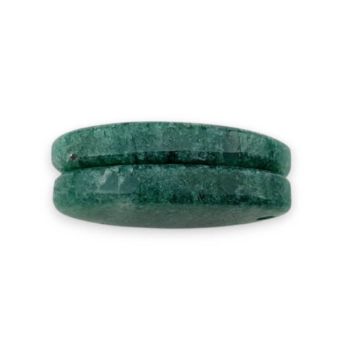 Green aventurine pair of cabochons with hole 24x14 mm no P651 Green aventurine pair of cabochons with hole 24x14 mm no P651