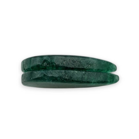 Green aventurine pair of cabochons with hole 26x14 mm no P652 Green aventurine pair of cabochons with hole 26x14 mm no P652