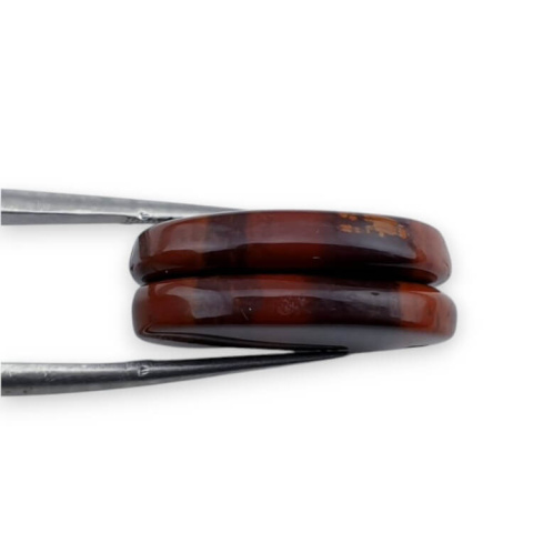 Jasper red a pair of cabochons with hole 21x15 mm no P825 Jasper red a pair of cabochons with hole 21x15 mm no P825