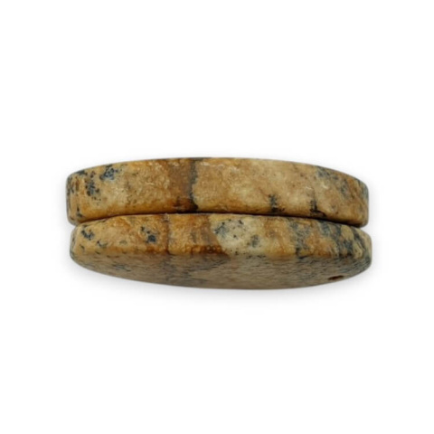 Jasper landscape pair of cabochons with hole 24x13 mm no. P744 Jasper landscape pair of cabochons with hole 24x13 mm no. P744
