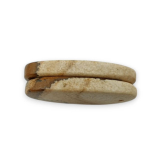 Picture jasper pair of cabochons with hole 27x13 mm no P769