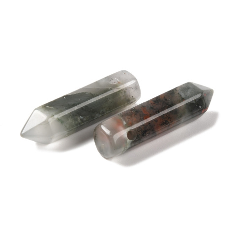 African icicle faceted icicle with hole 30-33 mm 1 pc. African icicle faceted icicle with hole 30-33 mm 1 pc.