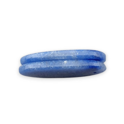 Kwarc niebieski para kaboszonów z dziurką 32x14 mm nr P672 Kwarc niebieski para kaboszonów z dziurką 32x14 mm nr P672