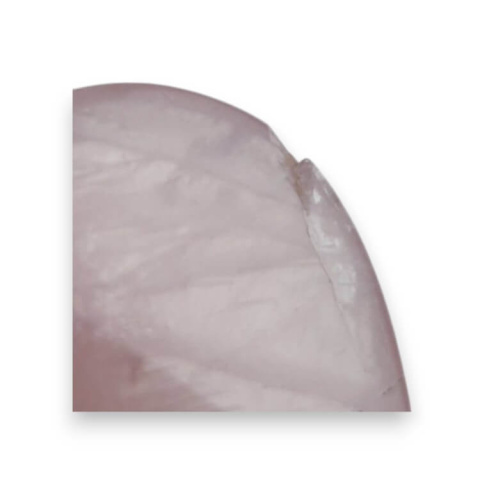 Rose quartz pair of cabochons with hole 27x17 mm no. P779 Rose quartz pair of cabochons with hole 27x17 mm no. P779