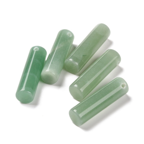 Green aventurine cylinder with hole 35x10 mm 1 pc Green aventurine cylinder with hole 35x10 mm 1 pc