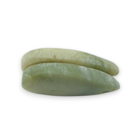 Serpentinite pair of cabochons with hole 24x15 mm no. P862 Serpentinite pair of cabochons with hole 24x15 mm no. P862