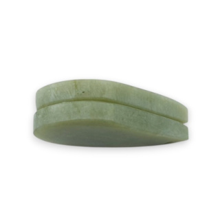 Serpentinite pair of cabochons with hole 26x16 mm no P893