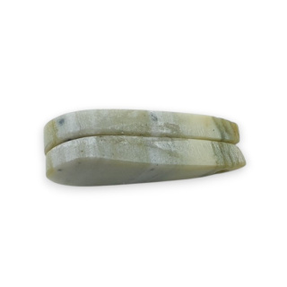 Serpentinite pair of cabochons with hole 29x14 mm no P899