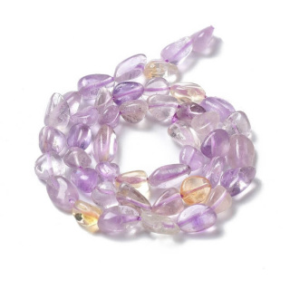 Ametrine smooth nugget 7-14 mm strand