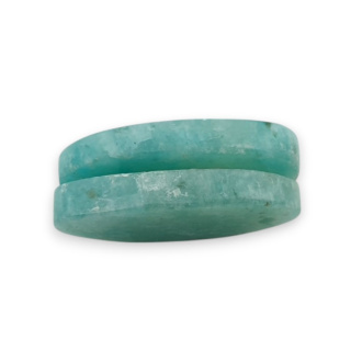 Amazonite pair of cabochons with hole 23x11 mm no. P936