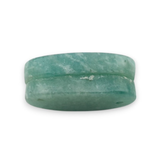 Amazonite pair of cabochons with hole 23x13 mm no. P932