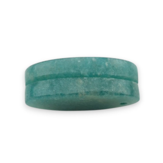 Amazonite pair of cabochons with hole 23x13 mm no. P941