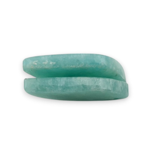 Amazonite pair of cabochons with hole 25x11 mm no. P930 Amazonite pair of cabochons with hole 25x11 mm no. P930