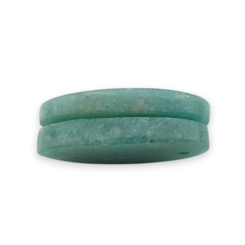 Amazonite pair of cabochons with hole 25x12 mm no P924 Amazonite pair of cabochons with hole 25x12 mm no P924