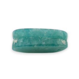 Amazonite pair of cabochons with hole 25x12 mm no. P929