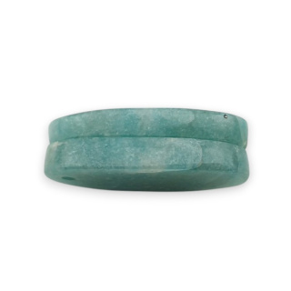 Amazonite pair of cabochons with hole 25x13 mm no. P931