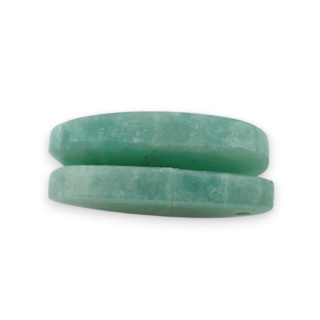 Amazonite pair of cabochons with hole 25x13 mm no. P937