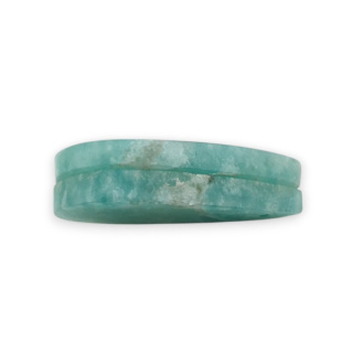 Amazonite pair of 28x13 mm hole cabochons no. P919