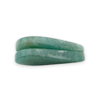 Amazonite pair of 28x13 mm hole cabochons no. P940