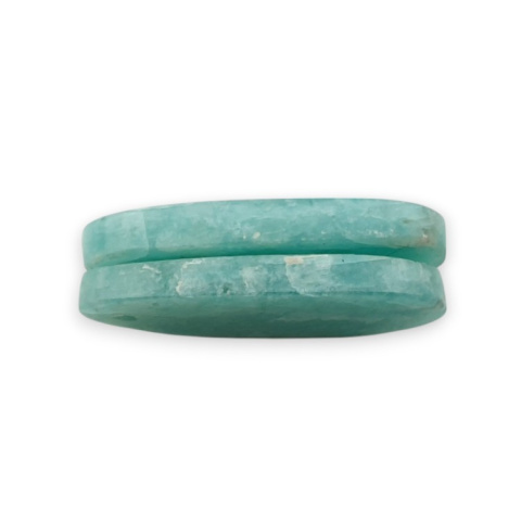Amazonite pair of cabochons with hole 29x12 mm no. P925 Amazonite pair of cabochons with hole 29x12 mm no. P925