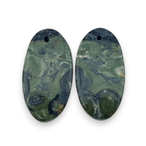 Jasper cambaba pair of cabochons with hole 23x12 mm no P991 Jasper cambaba pair of cabochons with hole 23x12 mm no P991