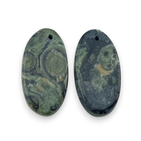 Jasper cambaba pair of cabochons with hole 23x12 mm no P991 Jasper cambaba pair of cabochons with hole 23x12 mm no P991