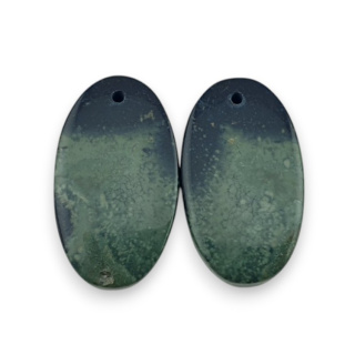 Jaspis kambaba para kaboszonów z dziurką 23x13 mm nr P984