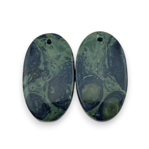 Jasper cambaba pair of cabochons with hole 23x13 mm no P998 Jasper cambaba pair of cabochons with hole 23x13 mm no P998