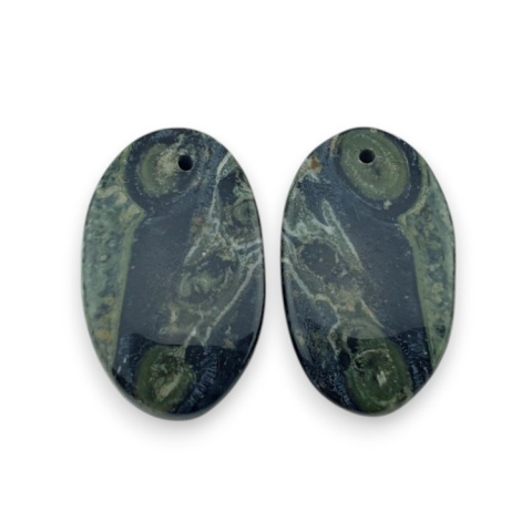Jasper cambaba pair of cabochons with hole 23x14 mm no P971 Jasper cambaba pair of cabochons with hole 23x14 mm no P971