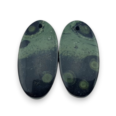 Jasper cambaba pair of cabochons with hole 24x12 mm no P993 Jasper cambaba pair of cabochons with hole 24x12 mm no P993