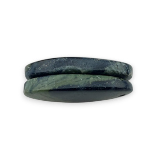 Jasper cambaba pair of cabochons with hole 24x13 mm no P975