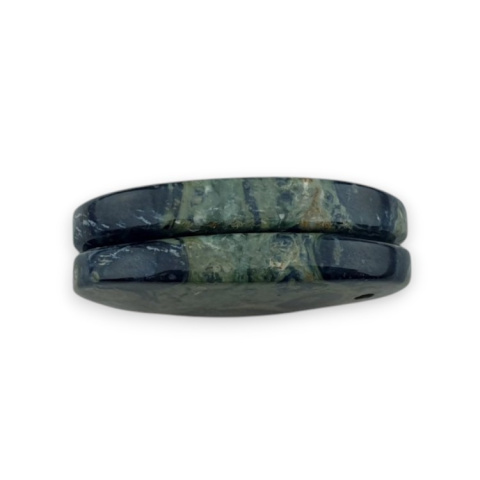 Jasper cambaba pair of cabochons with hole 25x13 mm no. R6 Jasper cambaba pair of cabochons with hole 25x13 mm no. R6
