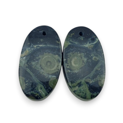 Jasper cambaba pair of cabochons with hole 25x14 mm no. P978 Jasper cambaba pair of cabochons with hole 25x14 mm no. P978