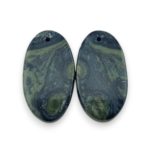 Jasper cambaba pair of cabochons with hole 25x14 mm no. P981 Jasper cambaba pair of cabochons with hole 25x14 mm no. P981