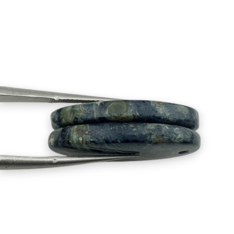 Jasper cambaba pair of cabochons with hole 25x14 mm no. R2 Jasper cambaba pair of cabochons with hole 25x14 mm no. R2