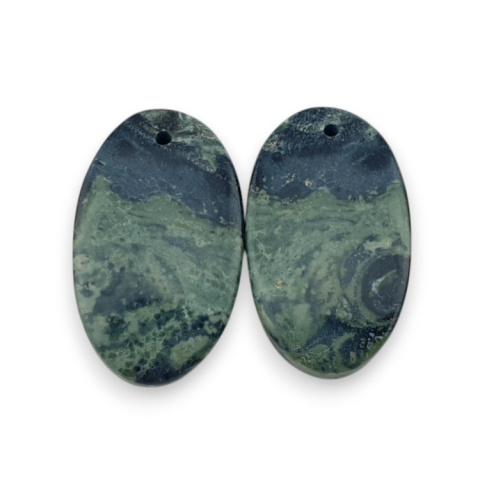 Jasper cambaba pair of cabochons with hole 25x15 mm no. P985 Jasper cambaba pair of cabochons with hole 25x15 mm no. P985