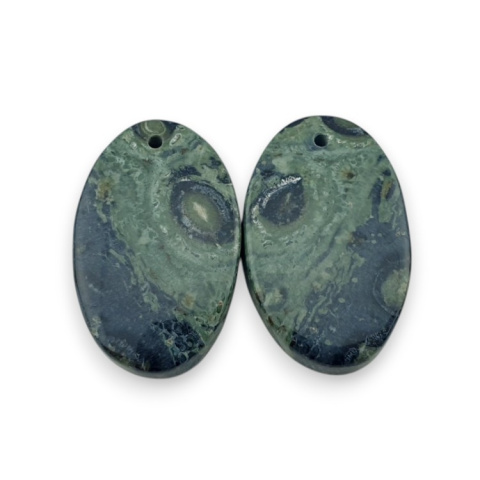 Jasper cambaba pair of cabochons with hole 25x15 mm no. P989 Jasper cambaba pair of cabochons with hole 25x15 mm no. P989