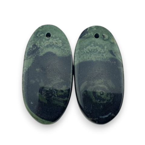 Jasper cambaba pair of cabochons with hole 26x13 mm no P973 Jasper cambaba pair of cabochons with hole 26x13 mm no P973