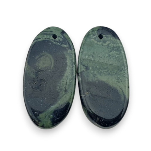 Jasper cambaba pair of cabochons with hole 26x13 mm no P973 Jasper cambaba pair of cabochons with hole 26x13 mm no P973